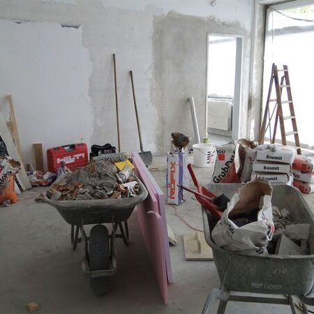 Wände verändert - Tür und Fenster gesetzt