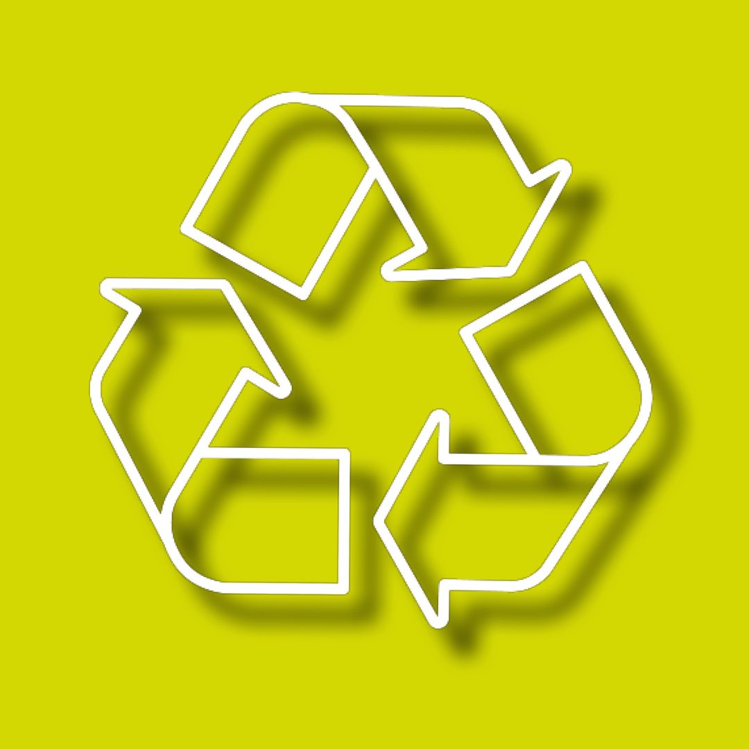 Recyclebar Wiederverwertbar